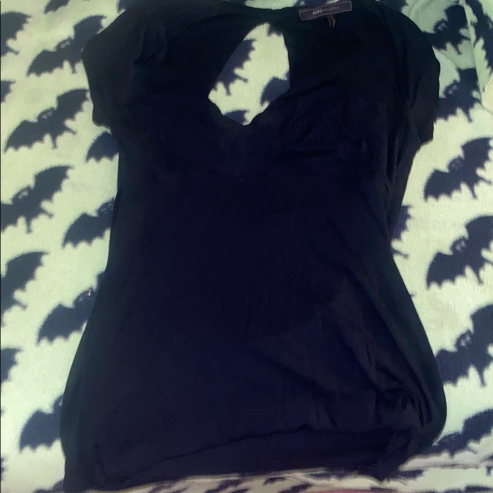 Bcbgmaxazria backless tshirt